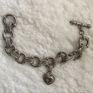 Judith Ripka Charm Bracelet ***1 charm included***